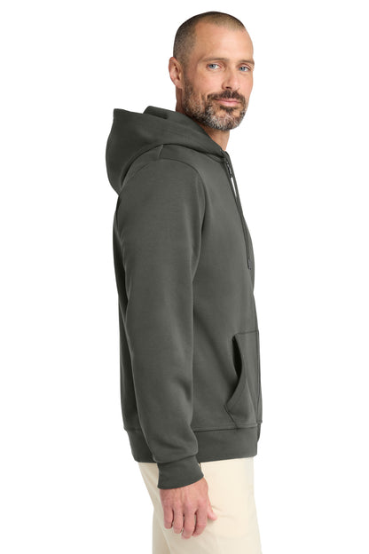 WindsorGry Brooks Brothers Double-Knit Full-Zip Hoodie BB18208 plain