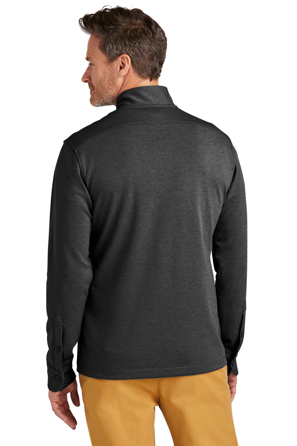 WindsorGyH Brooks Brothers Mid-Layer Stretch 1/2-Button BB18202 plain