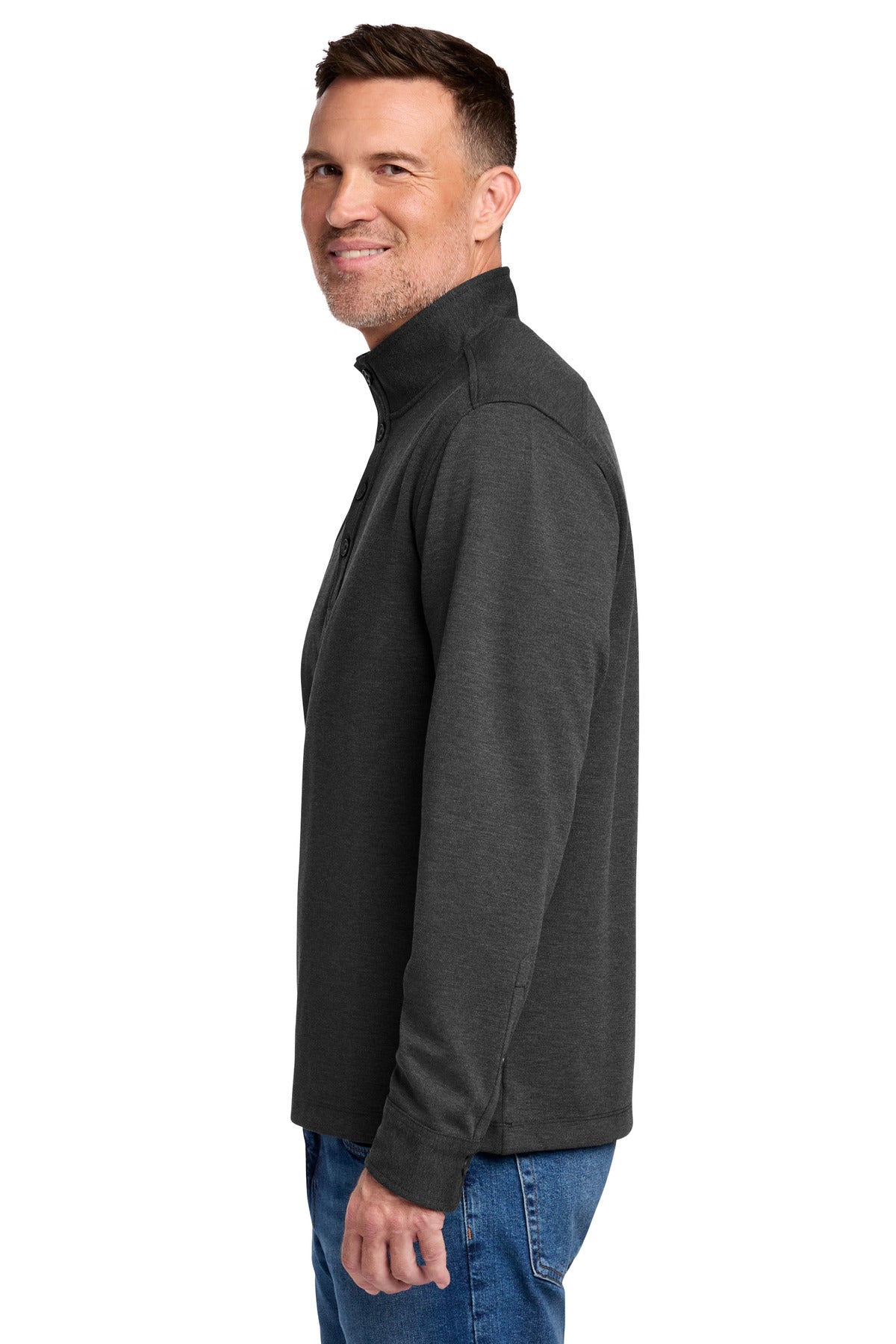 WindsorGyH Brooks Brothers Mid-Layer Stretch 1/2-Button BB18202 plain