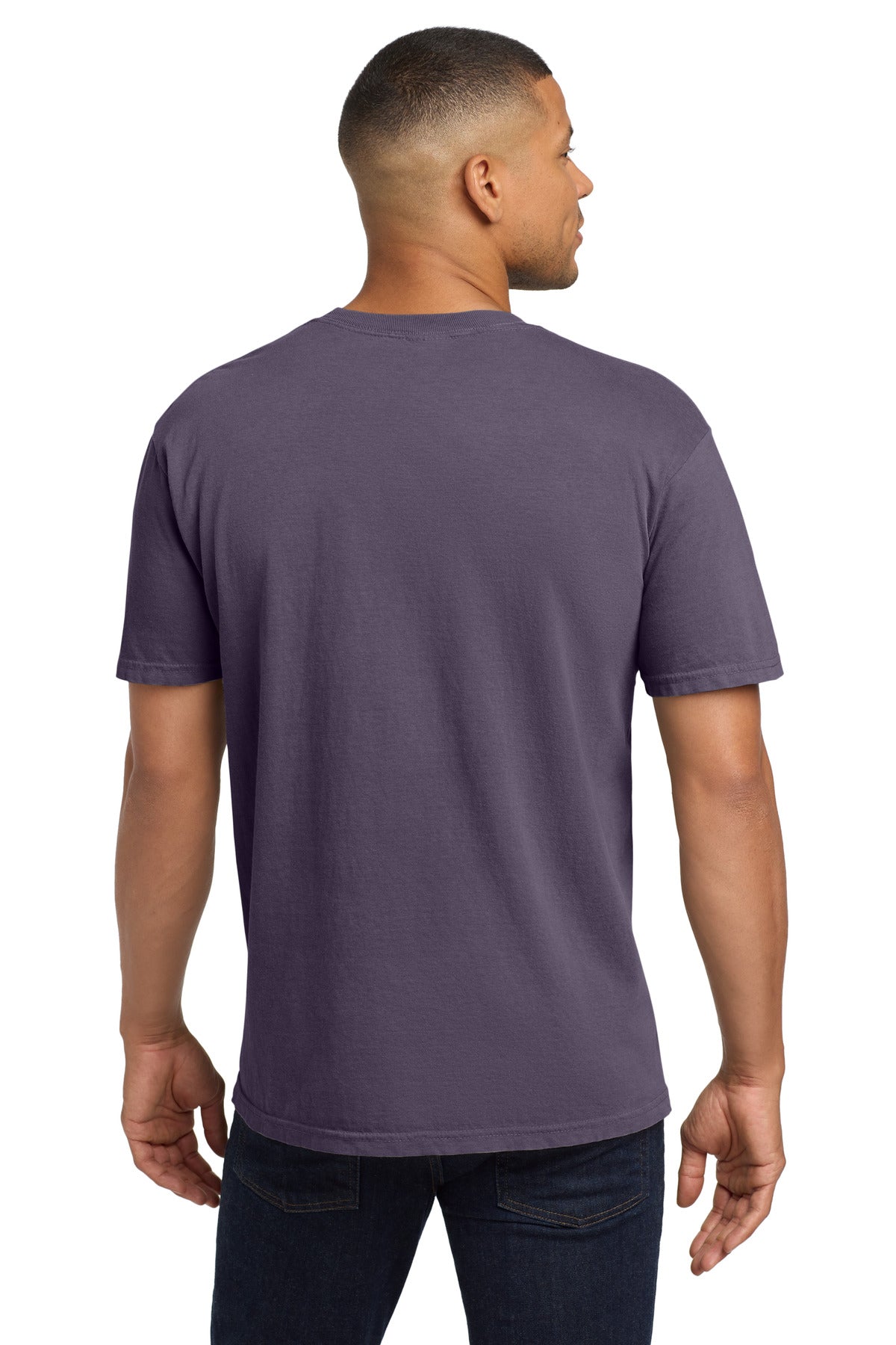 Wine COMFORT COLORS Heavyweight Ring Spun Pocket Tee. 6030 plain