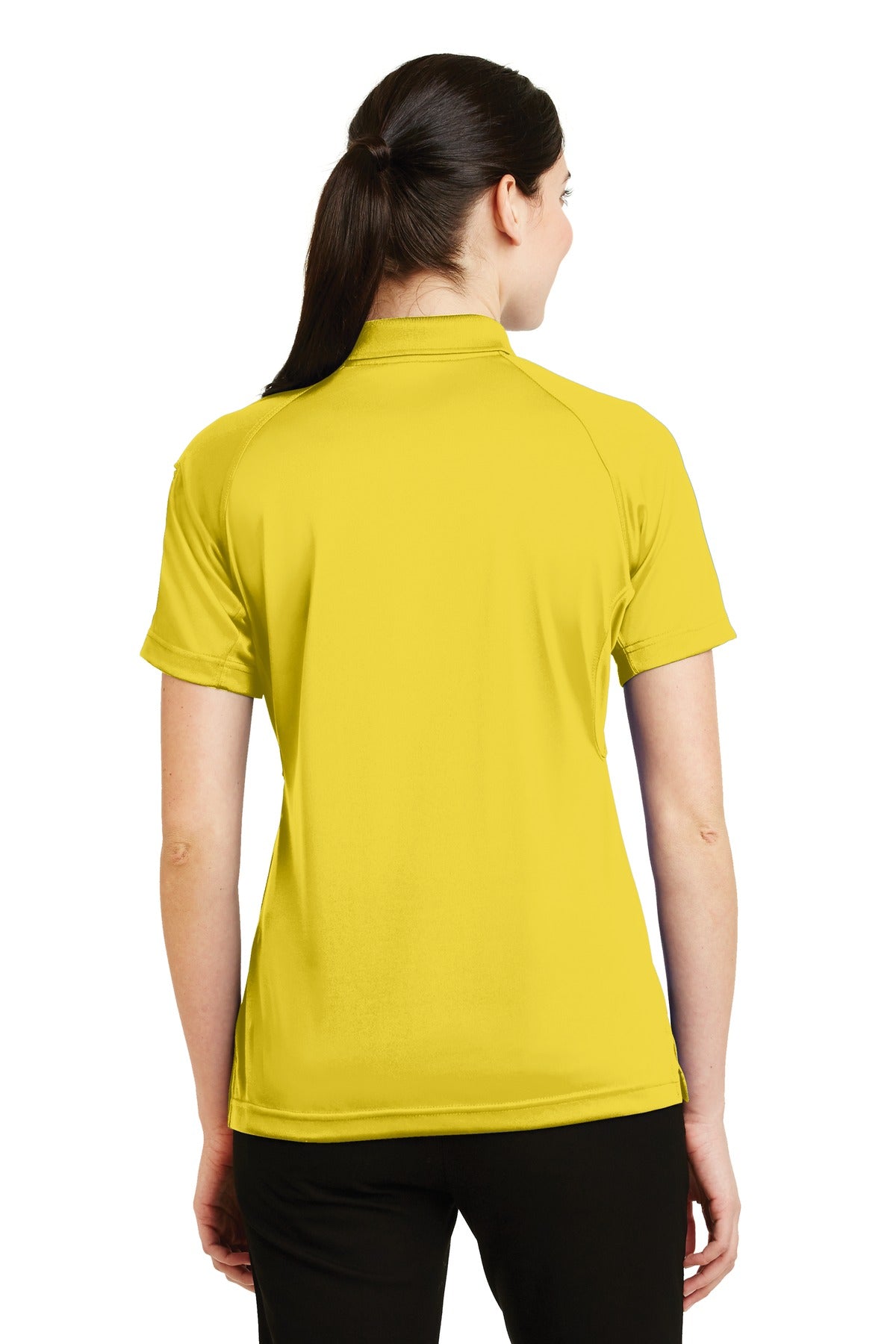 Yellow CornerStone Women's Select Snag-Proof Tactical Polo. CS411 plain