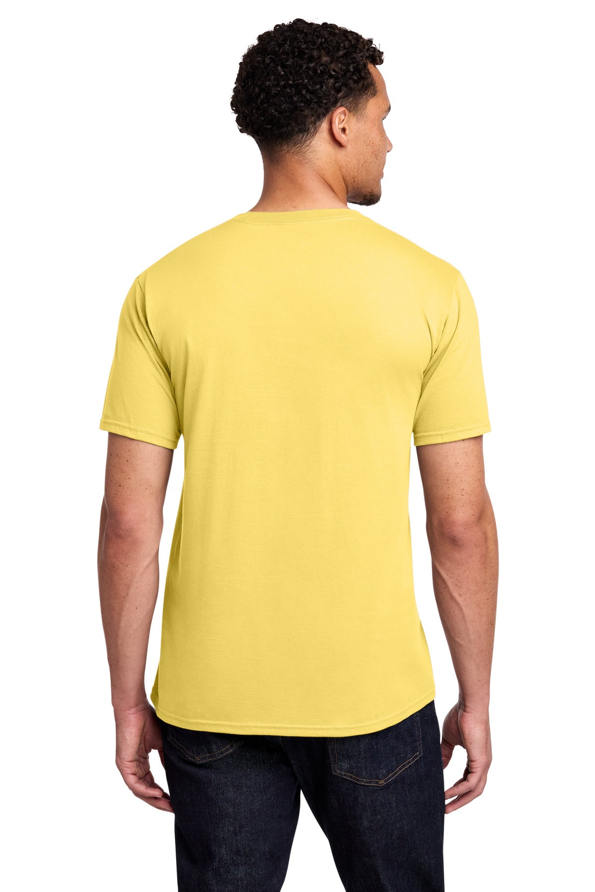 Yellow Port & Co Fan Favorite Tee. PC450 plain