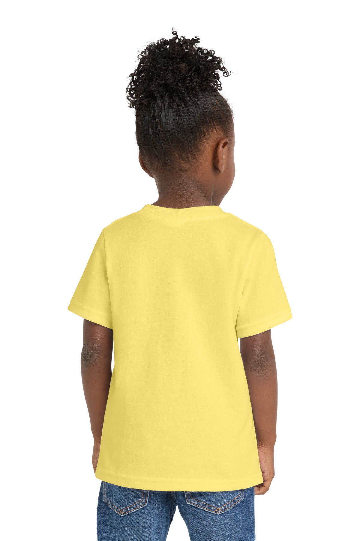 Yellow Port & Co Toddler Core Cotton Tee. CAR54T plain