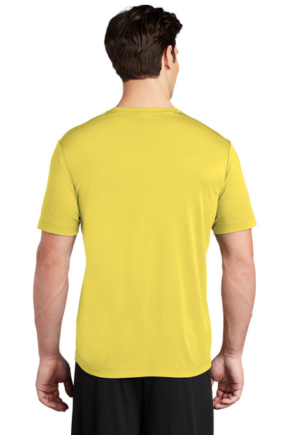 Yellow Sport-Tek Posi-UV Pro Tee. ST420 plain